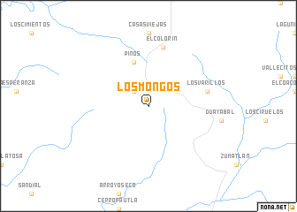 map of Los Mongos