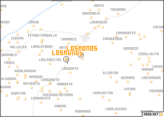 map of Los Monos
