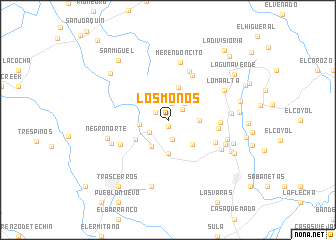 map of Los Monos