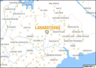 map of Los Monteros