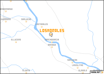 map of Los Morales