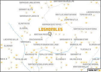 map of Los Morales