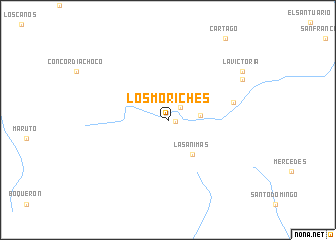 map of Los Moriches