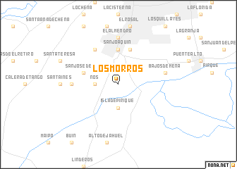 map of Los Morros