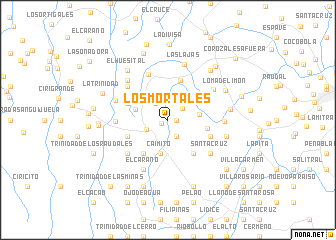 map of Los Mortales