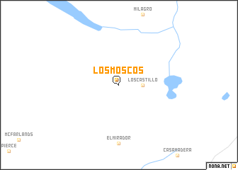 map of Los Moscos