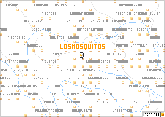 map of Los Mosquitos