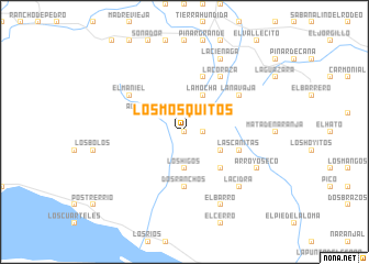 map of Los Mosquitos