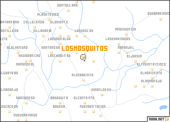 map of Los Mosquitos