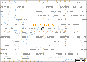 map of Los Motates