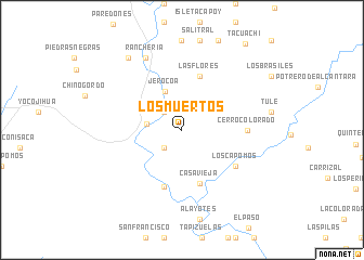 map of Los Muertos