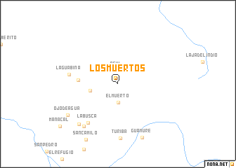 map of Los Muertos