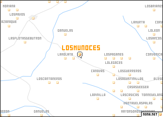 map of Los Muñoces