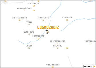 map of Los Múzquiz