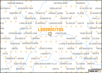 map of Los Nancitos