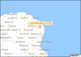 map of Los Naranjitos