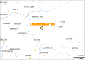 map of Los Naranjitos