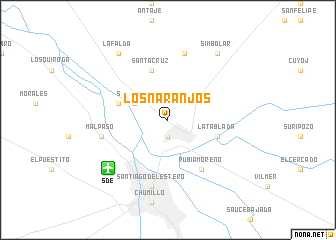 map of Los Naranjos