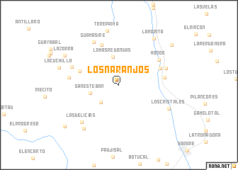 map of Los Naranjos