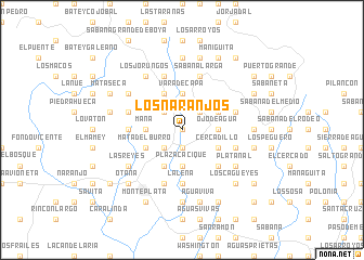 map of Los Naranjos