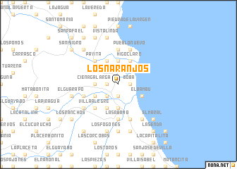 map of Los Naranjos