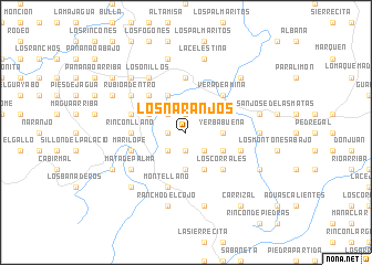 map of Los Naranjos