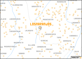 map of Los Naranjos