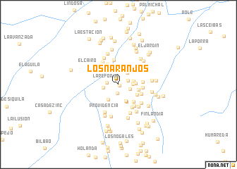 map of Los Naranjos