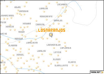 map of Los Naranjos