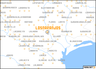 map of Los Naranjos