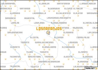 map of Los Naranjos