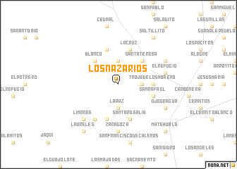 map of Los Nazarios