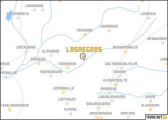 map of Los Negros