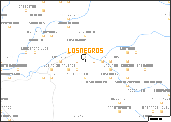 map of Los Negros