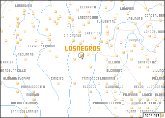 map of Los Negros