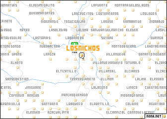 map of Los Nichos