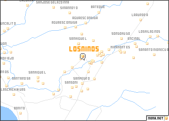 map of Los Niños