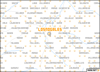 map of Los Nogales