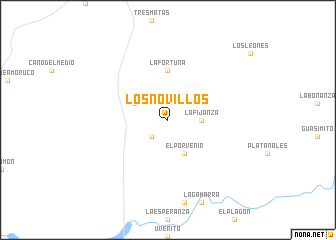 map of Los Novillos