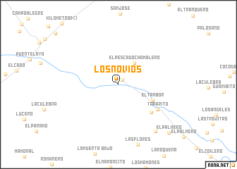 map of Los Novios