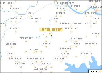 map of Los Olmitos
