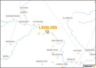 map of Los Olmos