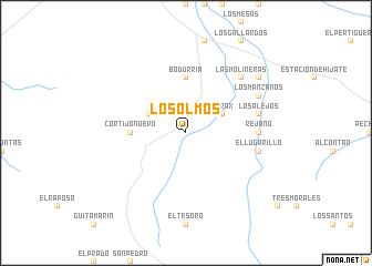 map of Los Olmos