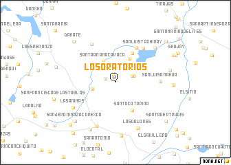 map of Los Oratorios