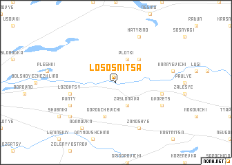 map of Lososnitsa