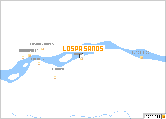 map of Los Paisanos