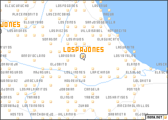 map of Los Pajones