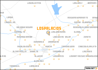 map of Los Palacios