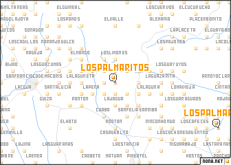 map of Los Palmaritos