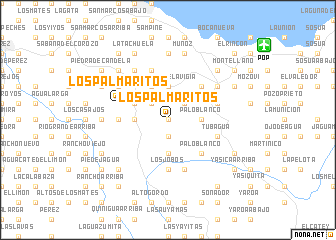 map of Los Palmaritos